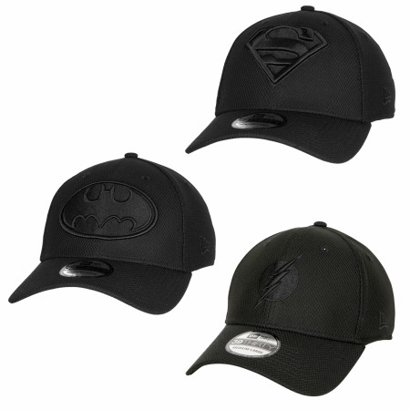 DC Comics Justice League Black on Black 3930 Hat Collection by New Era